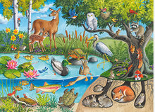 Load image into Gallery viewer, Ravensburger - Animals Above and Below Puzzle 60 Pieces