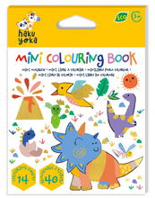 Load image into Gallery viewer, Haku Yoka Mini Colouring Book - Dinosaur