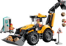 Load image into Gallery viewer, LEGO CIty Yellow Backhoe Loader 60480
