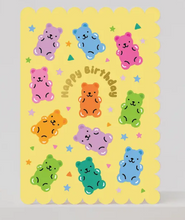 Load image into Gallery viewer, Gummy Bear Birthday Card