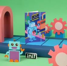 Load image into Gallery viewer, Robot Workshop Birthday Card