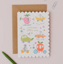 Load image into Gallery viewer, Mince Fruit Dash Welcome Baby Card