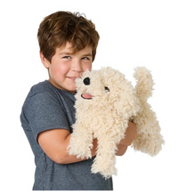 Load image into Gallery viewer, White Poodle Puppy Puppet