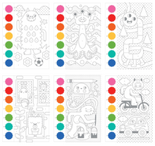 Load image into Gallery viewer, Petit Collage Paint by Number - Monsters