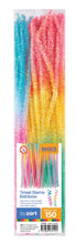 Load image into Gallery viewer, Tinsel Stems Rainbow 30cm pack of 150