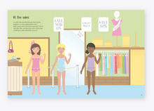 Load image into Gallery viewer, Usborne Sticker Dolly Dressing Shopping