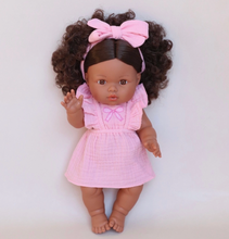 Load image into Gallery viewer, Petal Pink Dolls Dress 34-38cm Doll
