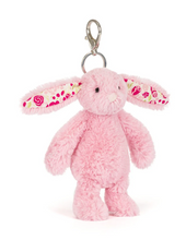 Load image into Gallery viewer, Blushkin Blossom Bunny Bag Charm