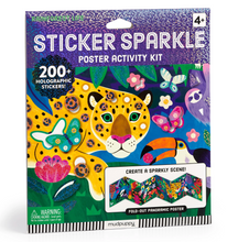 Load image into Gallery viewer, Rainforest Life Sticker Sparkle Poster Activity Kit