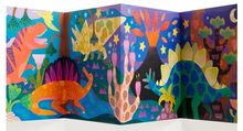 Load image into Gallery viewer, Dinosaur Land Sticker Sparkle Poster Activity Kit