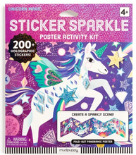 Load image into Gallery viewer, Unicorn Magic Sticker Sparkle Poster Activity Kit