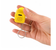 Load image into Gallery viewer, MDI Fidget Fingers Sound Clicker Duck Keychain
