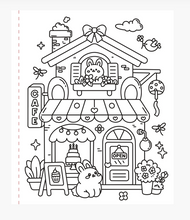 Load image into Gallery viewer, Easy Breezy Large Print Coloring Book Cozy & Comfy