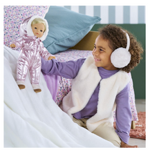 Load image into Gallery viewer, Corolle Metallic Pink Snow Suit
