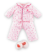 Load image into Gallery viewer, Corolle Pyjamas 2 Piece with Slippers