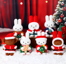 Load image into Gallery viewer, Miffy Blindbox Christmas Plush Keychain