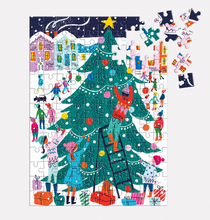 Load image into Gallery viewer, Tree Decorating Puzzle 130 Piece