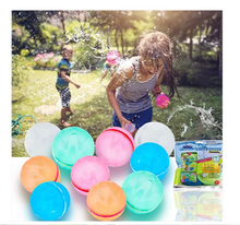 Load image into Gallery viewer, Self Sealing Water Splash Balls - Reusable Water Bombs 6 Pack