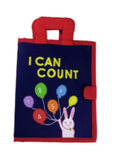 Load image into Gallery viewer, I Can Count Fabric Book