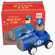 Load image into Gallery viewer, Rex London Push Down Action Racing Car