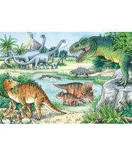 Load image into Gallery viewer, Ravensburger Dinosaurs of Land and Sea 2 x 24 piece puzzle
