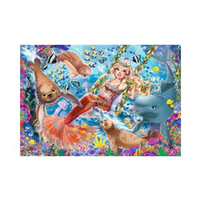 Load image into Gallery viewer, Ravensburger Mermaid Tea Party 2X 24 Piece Puzzle