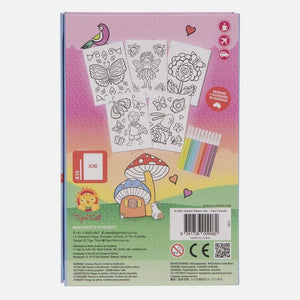 Tiger Tribe Hidden Patterns Colouring Set Fairy Friends