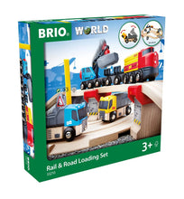 Load image into Gallery viewer, Brio Rail & Road Loading Set 33210