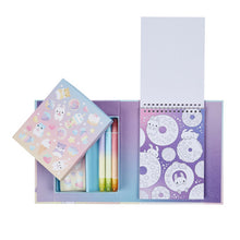 Load image into Gallery viewer, Tiger Tribe Pastel Colouring Set - Kawaii Cafe Set