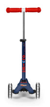 Load image into Gallery viewer, Micro Mini Deluxe Scooter - Navy Blue LED
