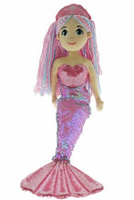 Load image into Gallery viewer, Cotton Candy Mermaid Candy Flip Sequined Pink