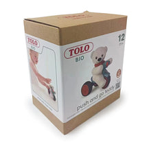 Load image into Gallery viewer, Tolo Toys Bio Push and Go Teddy