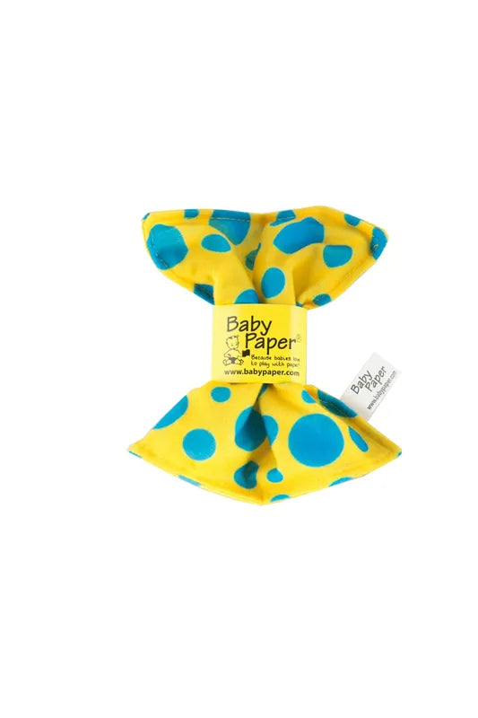 Baby Paper - Yellow with Blue Spot