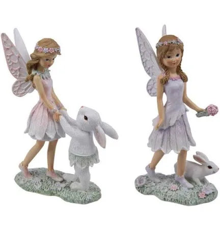 16cm Forest Fairy with Rabbit