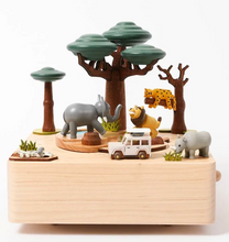 Load image into Gallery viewer, Wooderful Life African Safari Music Box