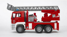 Load image into Gallery viewer, Bruder MAN TGA Fire Engine with Water Pump & Light & Sound Module