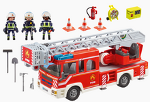 Load image into Gallery viewer, Playmobil Fire Engine with Ladder 9463