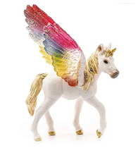 Load image into Gallery viewer, Schleich Winged Rainbow Unicorn Foal