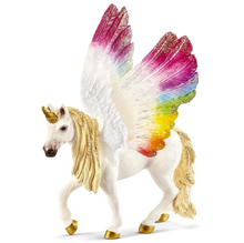 Load image into Gallery viewer, Schleich Winged Rainbow Unicorn Stallion