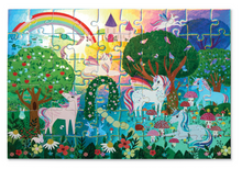 Load image into Gallery viewer, Crocodile Creek Foil Puzzle Sparkling Unicorn - 60 Piece
