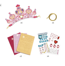 Load image into Gallery viewer, Djeco Do It Yourself Princess Tiaras