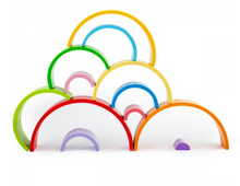 Load image into Gallery viewer, Bigjigs Toys Wooden Stacking Rainbow - Large