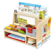 Load image into Gallery viewer, Melissa & Doug Slice & Stack Sandwich Counter