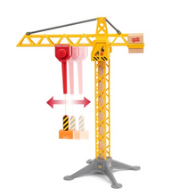 Load image into Gallery viewer, Brio Construction Crane with Lights BR33835