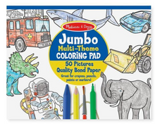Load image into Gallery viewer, Melissa & Doug Jumbo Colouring Pad Blue