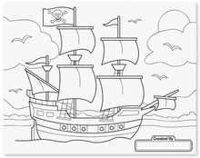 Load image into Gallery viewer, Melissa & Doug Jumbo Colouring Pad Blue