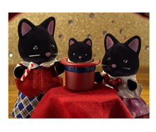 Load image into Gallery viewer, Sylvanian Families Midnight Cat Family