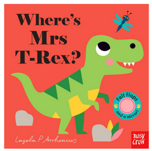 Load image into Gallery viewer, Where's Mrs T-Rex - Board Book with Felt Flaps
