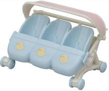 Load image into Gallery viewer, Sylvanian Families Triplets Stroller