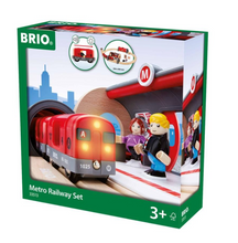 Load image into Gallery viewer, Brio Metro Railway Set 33513